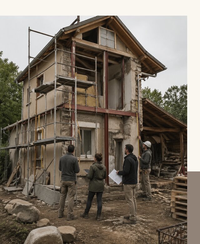Реконструкция загородного дома под ключ в Москве от бюро