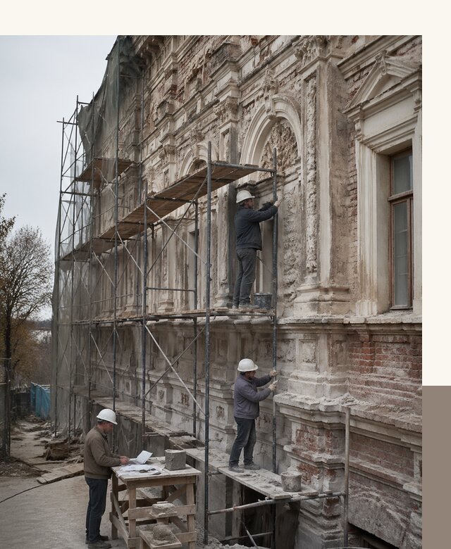 Реставрация объектов культурного наследия под ключ в Москве