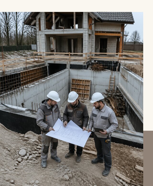 Проектирование и строительство домов с подвалом под ключ в Москве